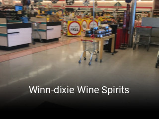 Winn-dixie Wine Spirits open hours