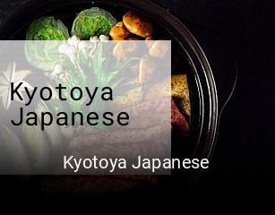 Kyotoya Japanese open hours