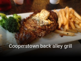 Cooperstown back alley grill opening hours