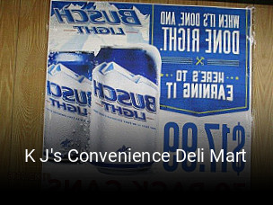 K J's Convenience Deli Mart open hours