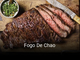 Fogo De Chao open hours