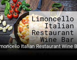 Limoncello Italian Restaurant Wine Bar open hours