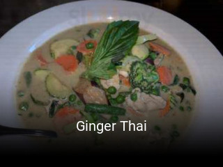 Ginger Thai open hours