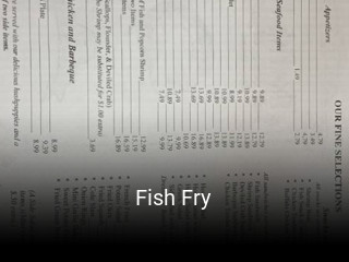 Fish Fry open hours