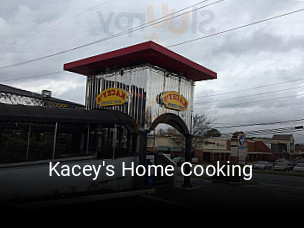 Kacey's Home Cooking opening hours