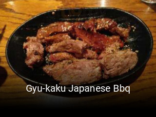 Gyu-kaku Japanese Bbq open hours