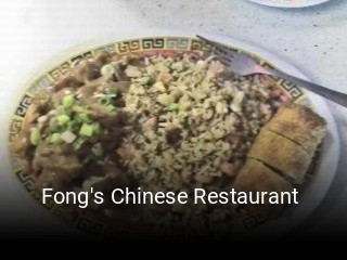 Fong's Chinese Restaurant  opening hours