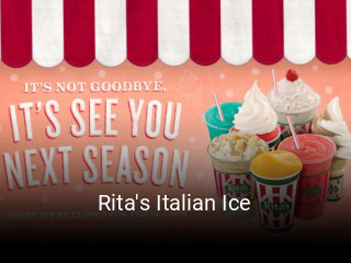 Rita's Italian Ice opening hours