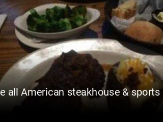 The all American steakhouse & sports theater open hours