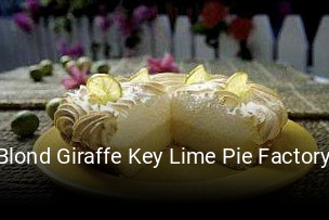 Blond Giraffe Key Lime Pie Factory opening hours