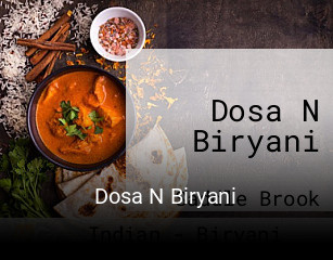 Dosa N Biryani opening hours