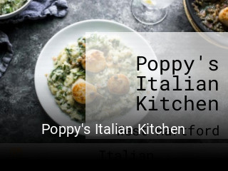 Poppy's Italian Kitchen opening hours