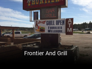 Frontier And Grill open hours