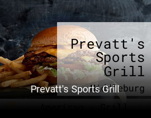 Prevatt's Sports Grill opening hours