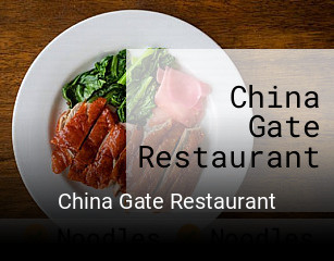 China Gate Restaurant opening hours