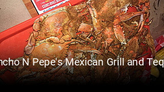 Poncho N Pepe's Mexican Grill and Tequila Bar opening hours