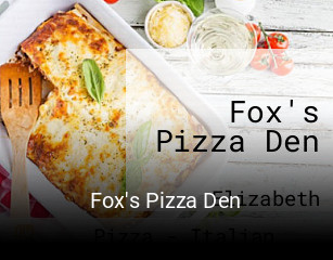 Fox's Pizza Den open hours