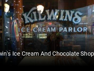 Kilwin's Ice Cream And Chocolate Shoppe open hours