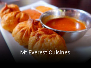 Mt Everest Cuisines opening hours