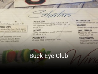 Buck Eye Club opening hours